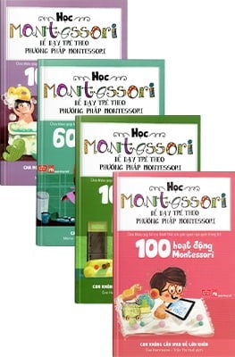 Học Montessori Để Dạy Trẻ Theo Phương Pháp Montessori - set 4 cuốn