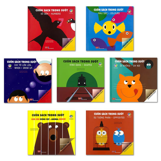 Sách tương tác song ngữ - Cuốn sách trong suốt (0-6 tuổi)