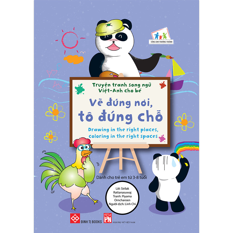 Truyện tranh song ngữ Việt-Anh cho bé (12 tập)(3-8 tuổi)